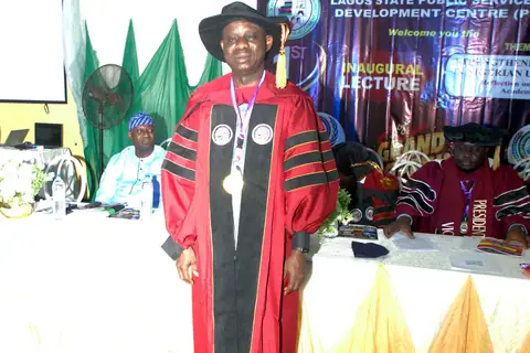 The first inaugural lecture at the Lagos State Public Service Staff Development Centre