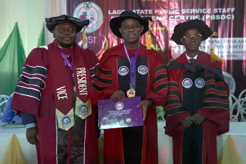 The first inaugural lecture at the Lagos State Public Service Staff Development Centre
